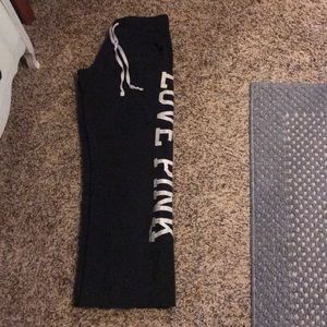 VS PINK fleece pant